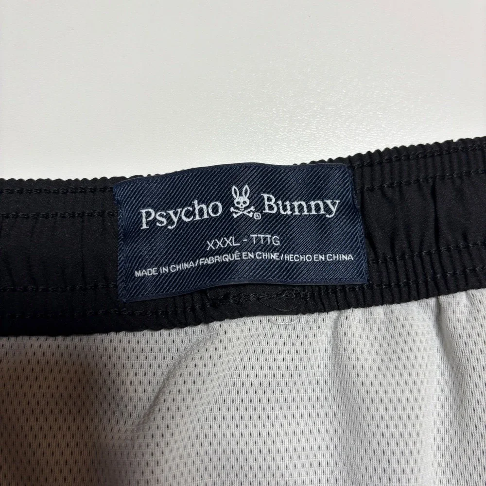 Psycho Bunny Swim Trunks Mens XXXL Multi Color Logo Embroidered AOP Lined 3XL